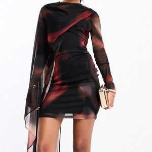 Asos cape dress